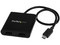 Divisor Splitter MST USB-C a HDMI de 2 Puertos, Multiplicador MST USB Tipo C compatible con Thunderbolt 3