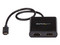 Divisor Splitter MST USB-C a HDMI de 2 Puertos, Multiplicador MST USB Tipo C compatible con Thunderbolt 3