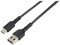 Cable en espiral StarTech de USB-A a USB-C, 50cm. Color Negro.