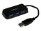 Adaptador Concentrador Hub USB 3.0 Super Speed para Laptop de 4 Puertos Salidas - Negro