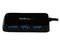 Adaptador Concentrador Hub USB 3.0 Super Speed para Laptop de 4 Puertos Salidas - Negro