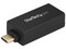 Adaptador de red Ethernet Gigabit externo StarTech de USB-C (macho) a RJ45 (hembra). Color negro.