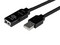 Cable extensión USB StarTech de USB 2.0 (macho) a USB 2.0 (hembra), 10m. Color negro.