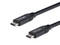 Cable StarTech USB-C de 4m. Color Negro