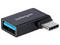 Adaptador Acodado StarTech USB31CAADGCPRA USB-C a USB-A, Velocidad de Transferencia 5 Gbps. Color Negro.
