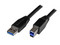 Cable USB 3.0 StarTech USB3SAB10M, Longitud 10 m, Conector USB A (MACHO) a USB B (MACHO).