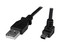 Cable Adaptador 1m USB A Macho a Mini USB B Macho Acodado en Ángulo hacia Arriba.