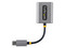 Adaptador Divisor Startech USB-C a dos tomas de auriculares de 3.5 mm, Color Gris.