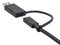 Cable StarTech USB-C con adaptador USB-A (M-M), de 1m. Color Negro.