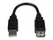 Cable de Extensión USB 2.0 (M-H), 15cm.