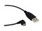 Cable USB Micro-B en ángulo derecho a USB tipo A (M-M), 1.8m.