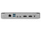 Docking Station Targus DOCK215USZ, Thunderbolt 3, USB Tipo C, USB 2.0, RJ-45, DisplayPort, Salida de audio y Micrófono. Color Negro.