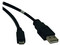 Cable USB 2.0 de Alta Velocidad A a Micro B (M/M), 1.83 m.