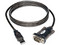 Cable Adaptador USB a Serial (USB-A a DB9 M/M), 1.52 m.