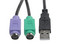 Cable USB Tripp Lite U219-000-R, USB (M) a PS/2 (M), longitud 0.3m.
