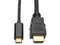 Cable de video TrippLite USB-C a HDMI de 90cm. Color Negro.