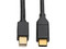 Cable adaptador Tripp Lite de USB-C (macho) a mini DisplayPort (macho), 4K 60 Hz, 1.8m. Color negro.