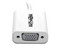 Adaptador Tipp-Lite de USB-C a VGA (M/H), Compatible con Thunderbolt 3. Color Blanco.