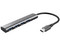 Hub USB Trust Halyx Gen1 24948 con 4 Puertos USB 3.2 y LED Indicador de Corriente. Color Gris.