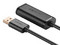 Cable de Extensión Activo UGREEN 10321, USB 2.0 Tipo A (M-H), 10m, Color Negro.