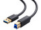 Cable UGREEN de USB 3.0 (M) a USB Tipo B, 2m, para impresora. Color Negro.