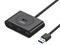 Adaptador Ugreen Concentrador Hub USB 3.0 Portátil de 4 Puertos Salidas. Color Negro.