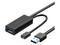 Cable de Extensión UGREEN de USB 3.0 Macho a USB Hembra a MicroUSB Hembra, 5Gbps, 5m. Color Negro.