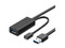 Cable de Extensión UGREEN de USB 3.0 Macho a USB Hembra a MicroUSB Hembra, 5Gbps, 10m. Color Negro.
