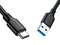 Cable Ugreen de Conector USB-A Macho a USB-C Macho, Soporta carga rápida hasta 60W, Transferencia de datos hasta 5Gbps, QC 3.0/2.0, 2m. Color Negro.