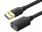 Cable de Extensión UGREEN US129 de USB 3.0 (M) a USB 3.0 (H), 3m. Color Negro.