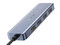 Hub UGREEN de USB-C a 4 puertos USB 3.0. Color Plateado.