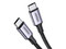 Cable de carga rápida UGREEN de USB-C a USB-C, 2m de longitud. Color Negro.