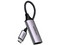 Cable adaptador UGREEN 70444, USB-C a HDMI (M-H), 10cm, Color Gris.