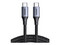 Cable Ugreen de Conector USB-C a USB-C, Potencia de carga de 240W, PD 3.1, 2m. Color Negro.
