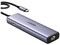 Hub UGREEN 15598 6 en 1, USB C (M) a HDMI, 3 Puertos USB Tipo A 3.0, RJ-45 (H), Color Gris.