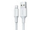 Cable de datos UGREEN de Lightning a USB 2.0, 1.5m de longitud. Color Blanco.