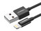Cable de datos UGREEN de Lightning a USB 2.0, 1m de longitud. Color Negro.