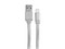 Cable Vorago Lightning a USB A 2.0 para iPod, iPhone y iPad, 1m. Color Blanco.