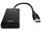 Adaptador de video Vorago ADP-204 USB 3.0 a HDMI y 3.5mm. Color Negro.