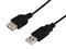 Extensión Vorago de cable USB tipo A (M) a USB A (H), 1.5m.