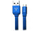 Cable Vorago de USB A (M) a Micro USB B (M), 1m, Color Azul.