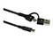 Cable Vorago CAB-126, USB-C a USB-A, De carga rápida, 1 m, Color Negro.