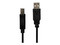 Cable para Impresora Vorago CAB-AB018 de Conector USB-A a USB-B, 1.8m. Color Negro.