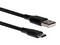 Cable Vorago, Conector USB C (M) a USB A (M), 1m. Color Negro.