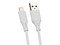 Cable de Carga Vorago de Lightning a USB A de 1 Metro, Color Blanco