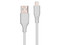 Cable de Carga Vorago de Lightning a USB A de 1 Metro, Color Blanco