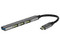 Hub USB Vorago HU-200, USB-C (M) a USB Tipo A (H), Color Gris.