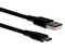 Cable Vorago, Conector USB-C a USB-A (M-M), 1m. Color Negro.