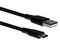 Cable Vorago de USB-C a USB-A (M-M) de 2 Metros. Color Negro.
