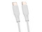 Cable Vorago CAB-CC01W de Conector USB-C a USB-C, Carga rápida, 1m. Color Negro.